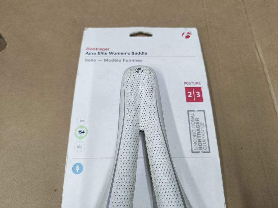 Siodełko damskie Bontrager Ajna Elite Titanium 154mm