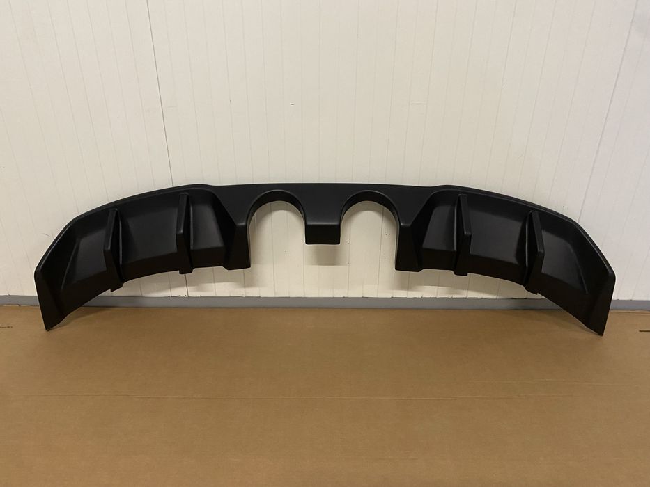 SPOILER DIFUSOR DE ESCAPE (LIP AILERON PALA ABA LAMINA AVENTAL) SEAT LEON 5F MK3 CUPRA PERFORMANCE FR LOOK R32