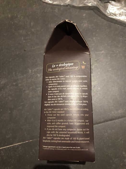Capsulas de cafe ecologicas NOVO