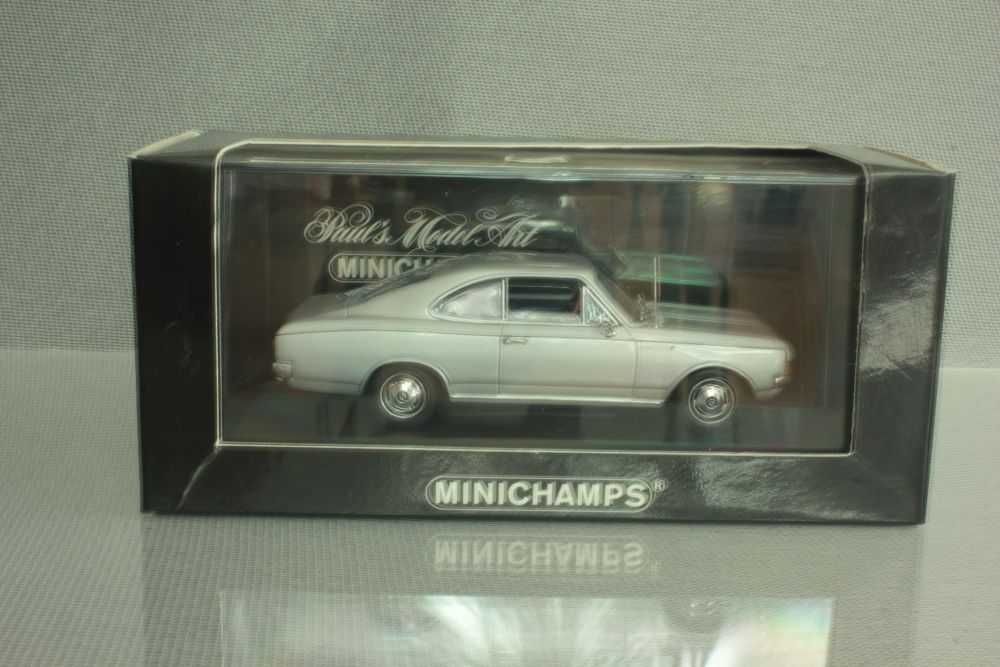 Opel Rekord C Coupe Silver 1966 Minichamps model 1:43