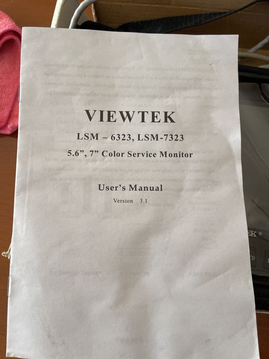 Monitor CCTV 7 Polegadas