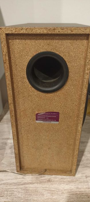 Colunas Samsung e subwoofer passivo