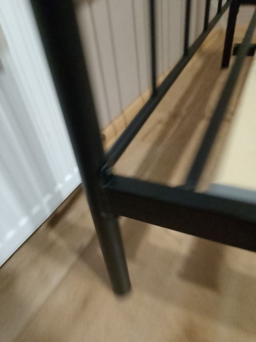 Łóżko metalowe nowe plus materac nowy