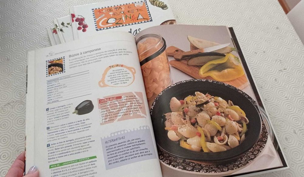 Livros Receitas e Truques de Cozinha - Conjunto 6 livros