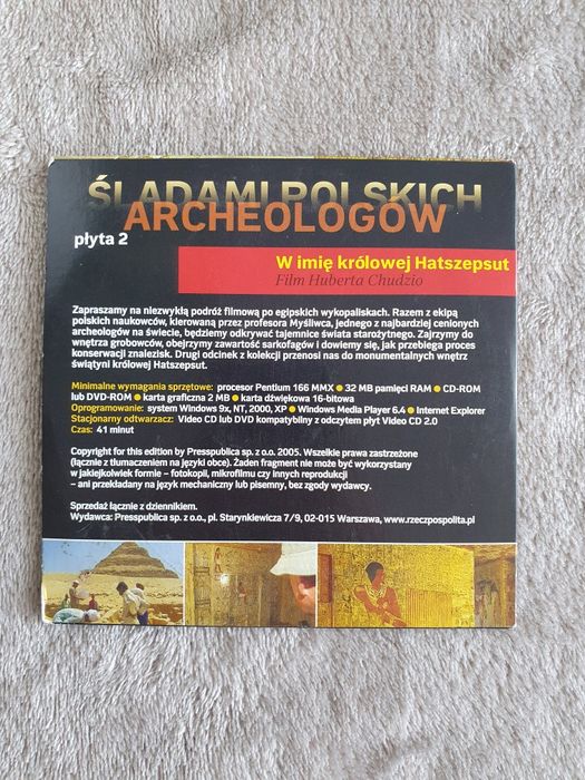 Płyta CD Śladami polskich Archeologów "W imię królowej Hatszepsut"