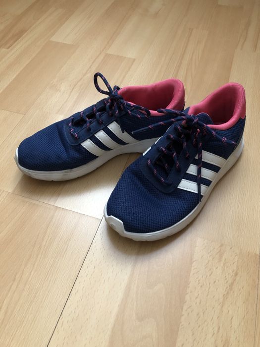 Damskie adidasy granatowo-różowe