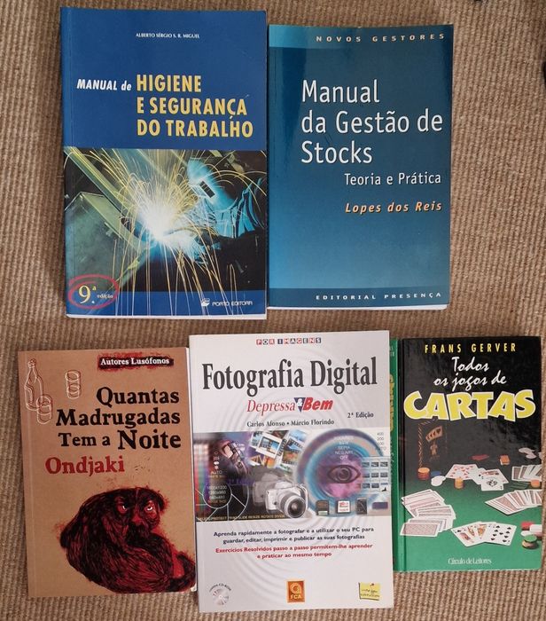 Livros Ficção, Histório autores internacionais e nacionais