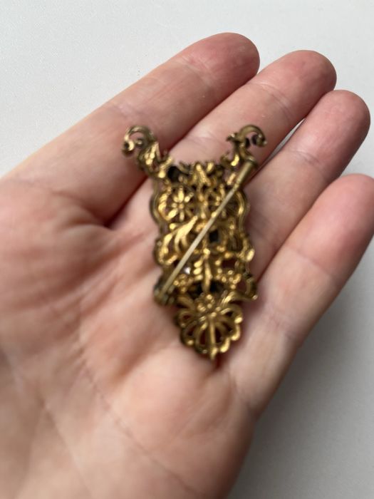 Broszka styl wiktorianski piekna