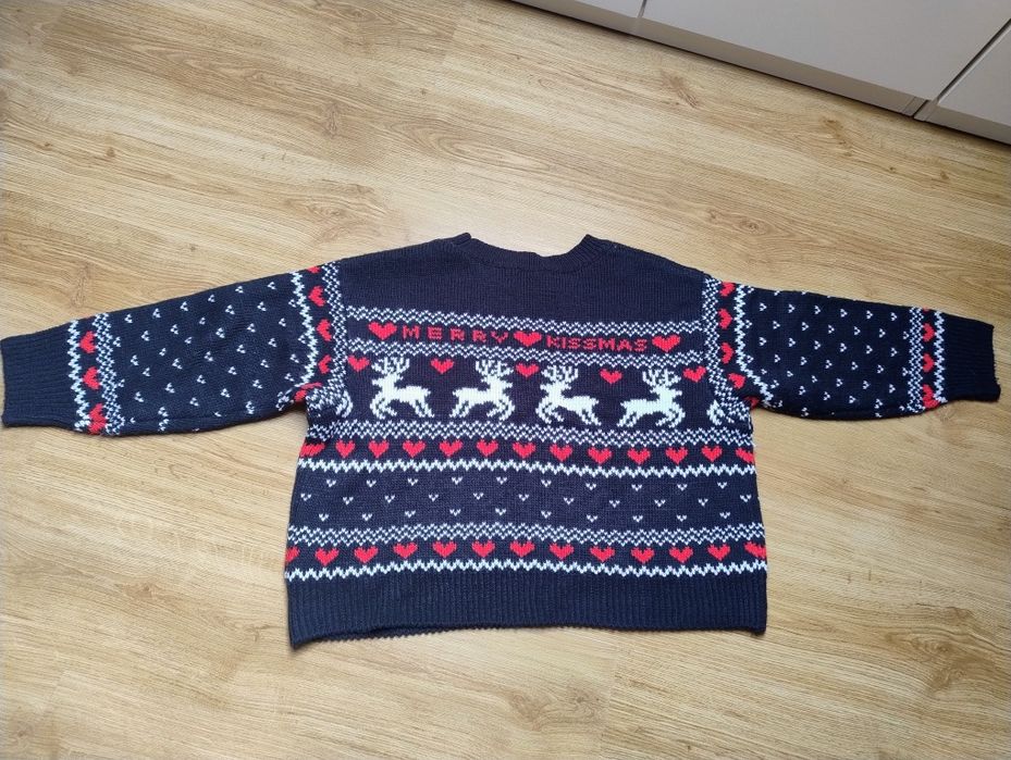 Piękny zimowy sweterek H&M rozmiar L