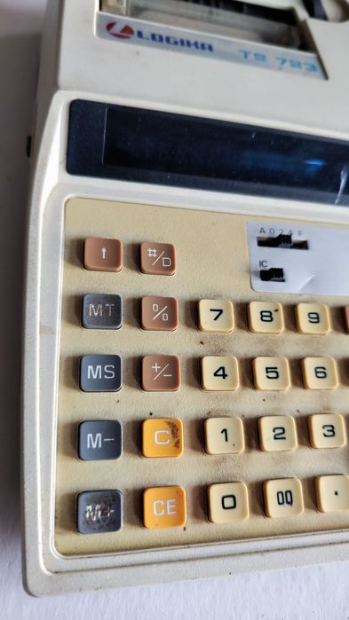 calculadora Logika TS 723 anos 70 e 80