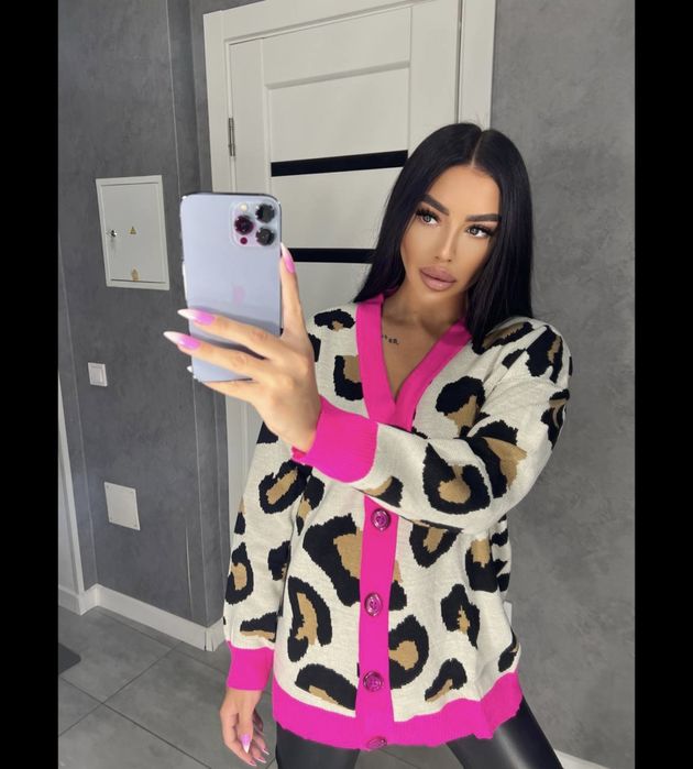 Кардиган на пуговичках, кардиган лео