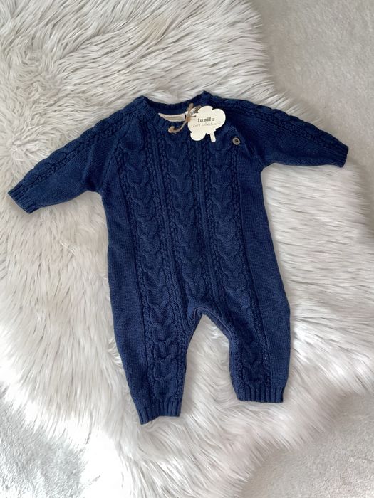 Стильный вязаный комбинезон/человечек