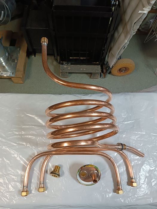 Комплект, змеевик, трубка медная ф19.05мм, дистиллятор, охладитель