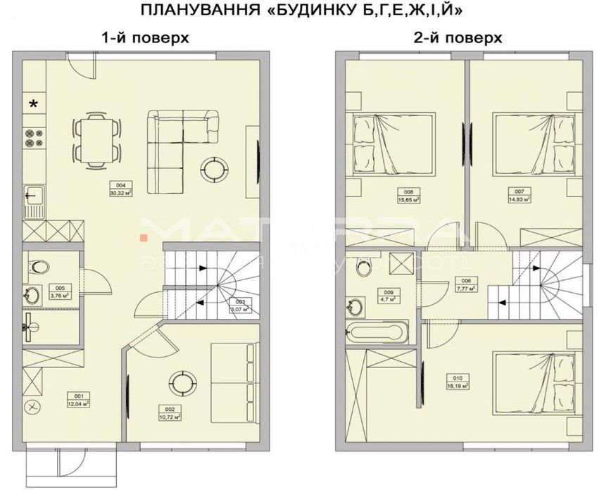 Продаж дуплекса 120 м² з Газом у Софіївській Борщагівці