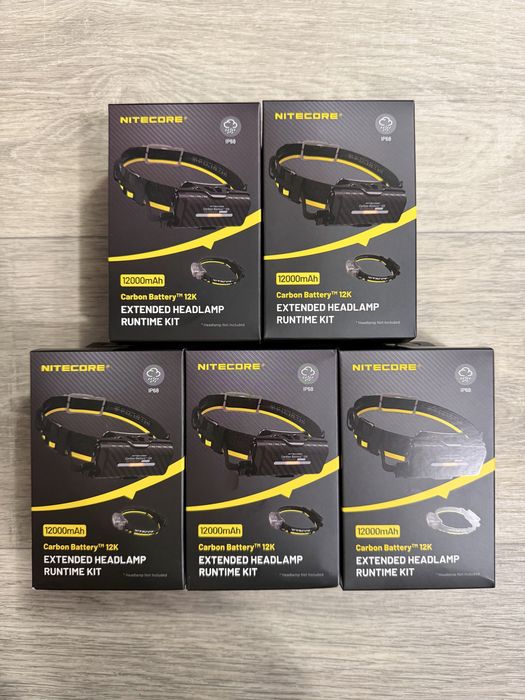 Джерело живлення для налобних ліхтарів Nitecore Carbon Battery 12K Kit