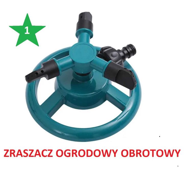 Zraszacz ogrodowy obrotowy