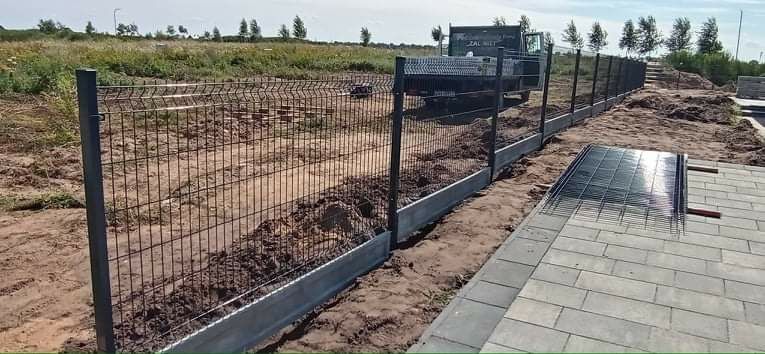 Ogrodzenie panelowe 3d 2d słupki Producent