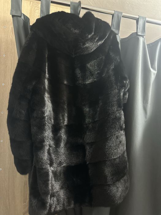 Шуба плюшка плюш  норка норкова преміум люкс Blackglama шубка Ідеал