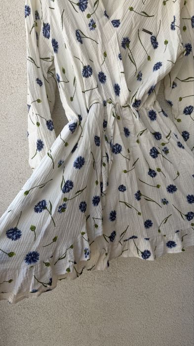 Плаття з мусліну, гарний принт, l-xl