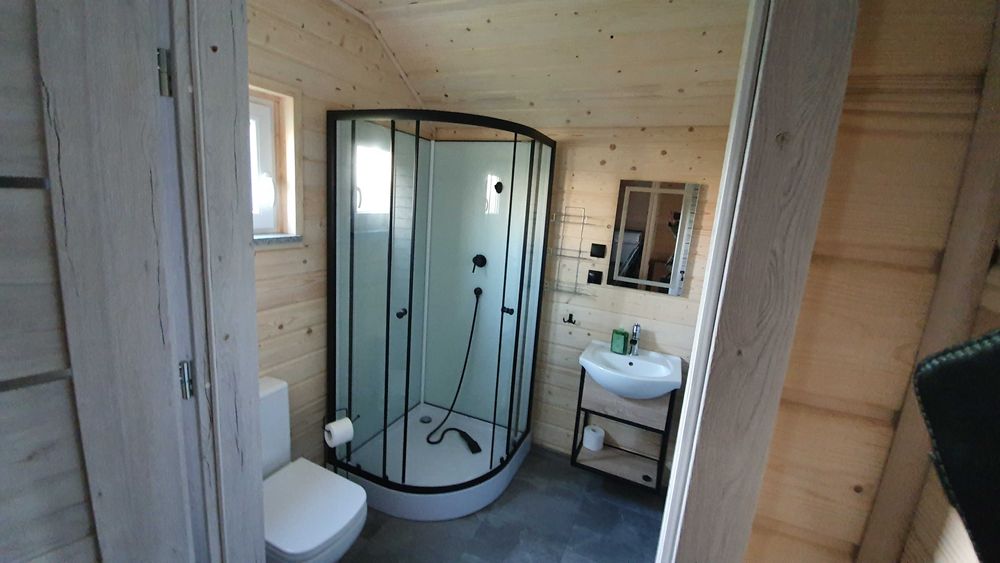 Wakacje nad morzem domki ogrzewane-klimatyzacja Rusinowo k Jarosławca