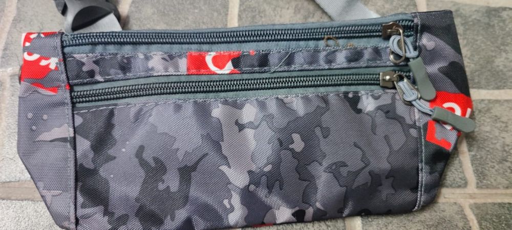 Pochete de Cintura Camuflada Desportiva / Cinto de Corrida Slim