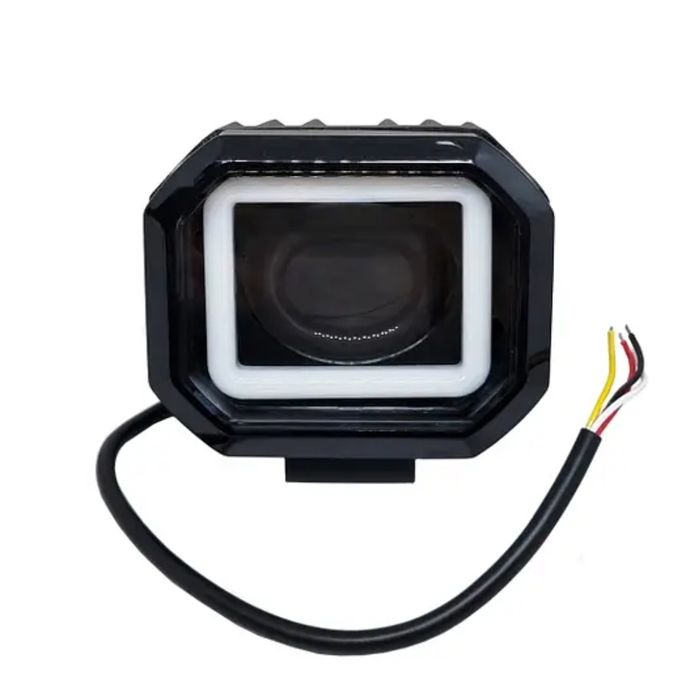 Світлодіодна двоколірна протитуманна фара Led балка 30W Білий + Жовтий