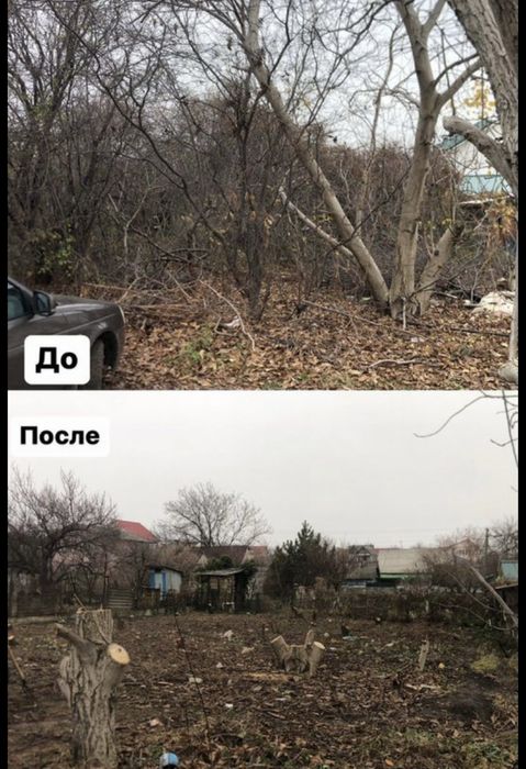 Уборка участка, спил деревьев,корчевка,покос травы!