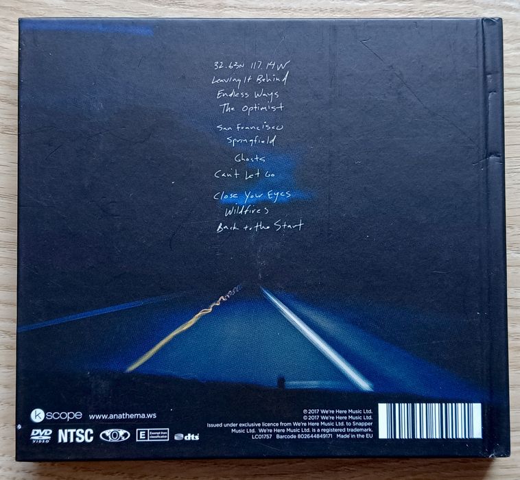 Anathema - The Optimist CD+DVD Special Edition Digibook