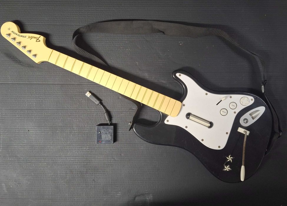 Gitara Rock Band Playstation 3 PS3 z Odbiornikiem Zestaw | Sklep Będzie Granie Wrocław Psie Pole