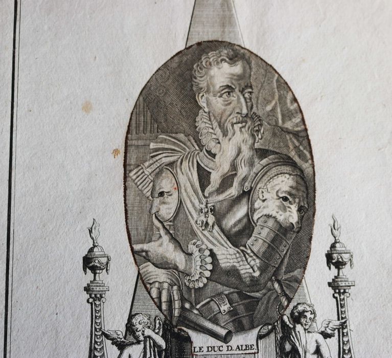 «LE DUC D'ALBE» - O Duque de Alba gravura alusiva à Opera de Donizetti