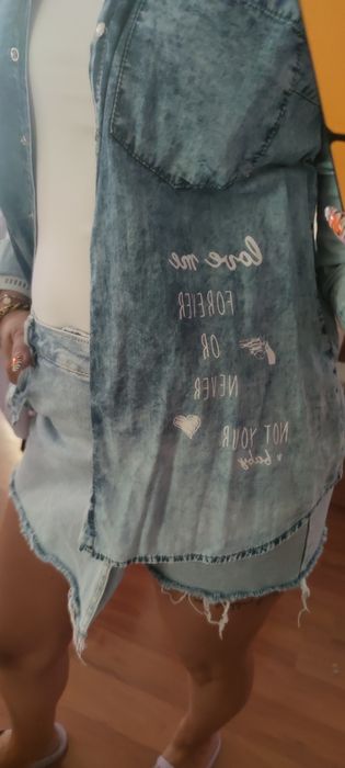 Koszula Jeansowa dżinsowa mohito 36 vintage