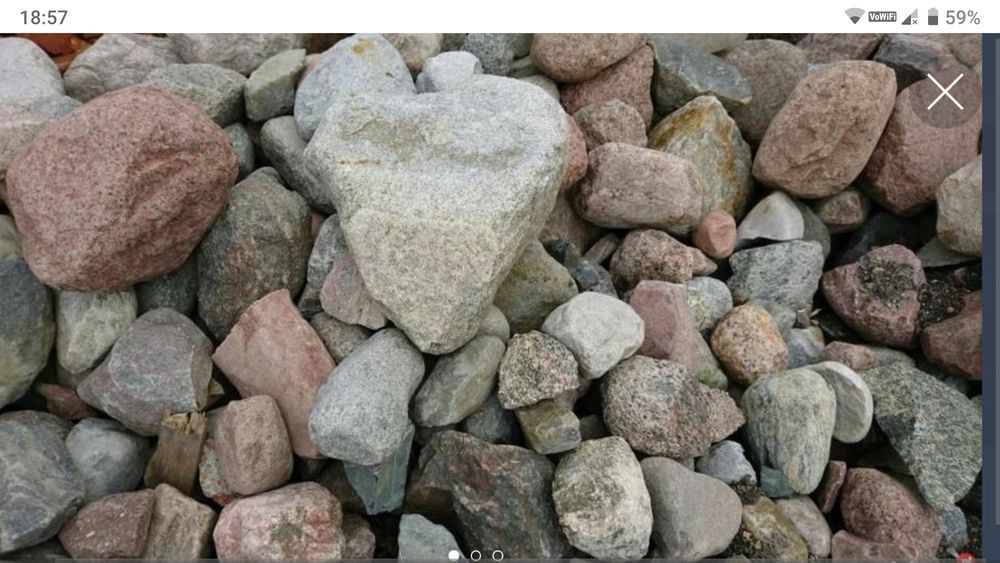 Kamienie i głazy polne pow. 15t cena 475zł/t , na ogrodzenia, murki...