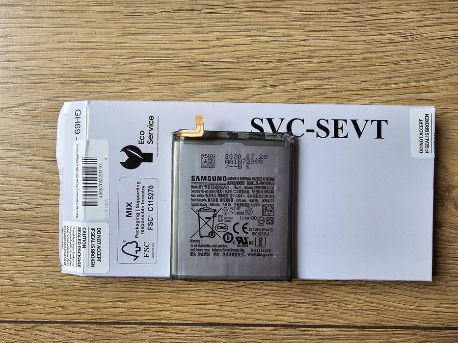 Oryginalna bateria do Samsung Note 20 Ultra EB-BN985ABY
