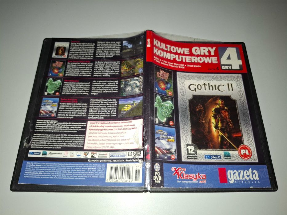 Gothic II + 3 inne gry [Polskie Wydanie] PC