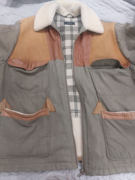 Męska kurtka z kozuszkiem