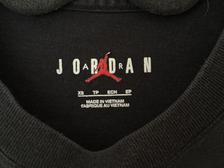 Koszulka Jordan XS czarna Chicago Bulls tee tshirt mvp photo ss crew