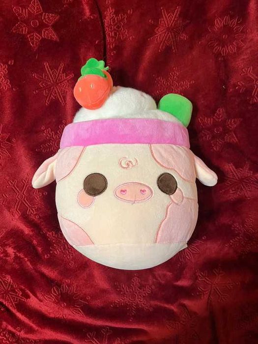 Squishmallow truskawkowa krowa bardzo cute