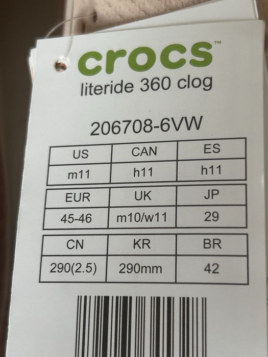 Chodaki medyczne Crocs 45/46