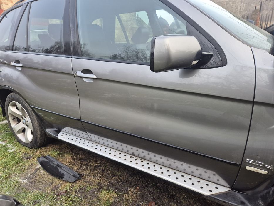 Bmw X5 E53 drzwi prawe lewe Sterlinggrau  472/7