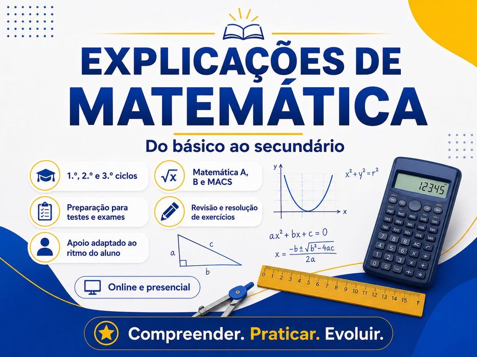 Explicações | Matemática, Economia, Contabilidade, Estatística e Geografia