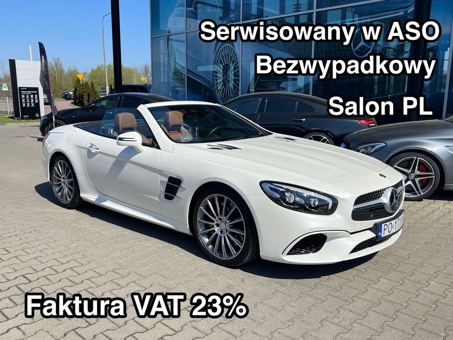 Mercedes-Benz SL SL 500 R231 Salon PL, Bezwypadkowy, Pełne wyposażenie 13500 KM