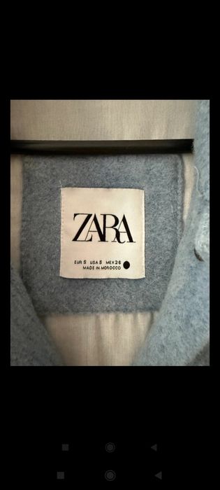 Wełniany płaszcz Zara S