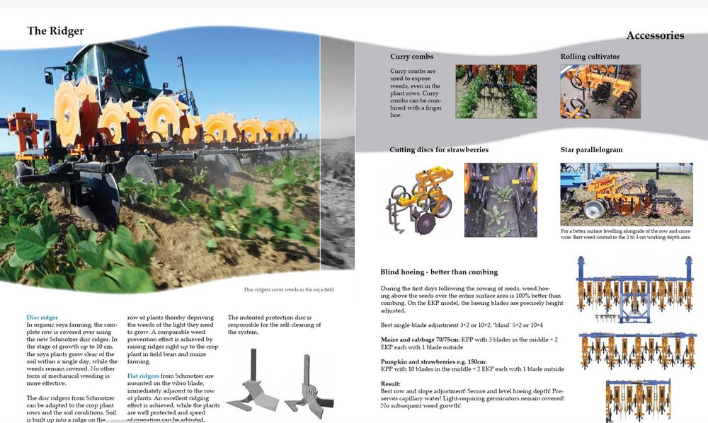 cultivador finger weeder schmotzer