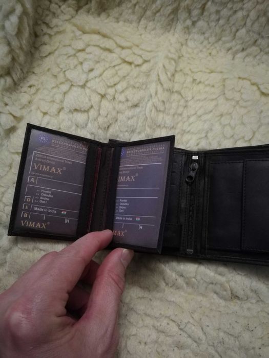 Мужское кожаное портмоне бренда VIMAX