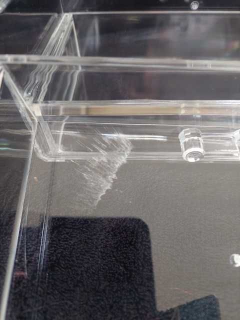 Nowy organizer na kosmetyki 2 szufladki z defektami