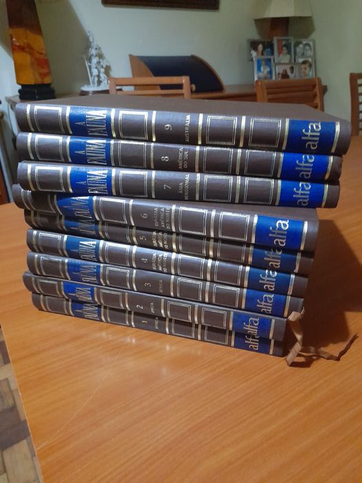 Colecção  de 9 livros A FAUNA