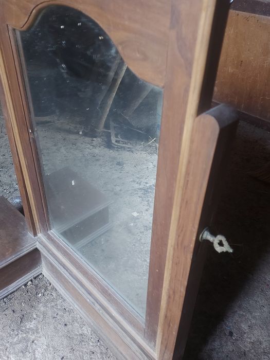 Espelho com gavetas aparador de cómoda