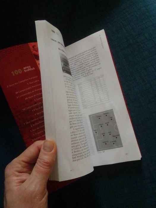 Livro Benfica "100 anos trofeus"