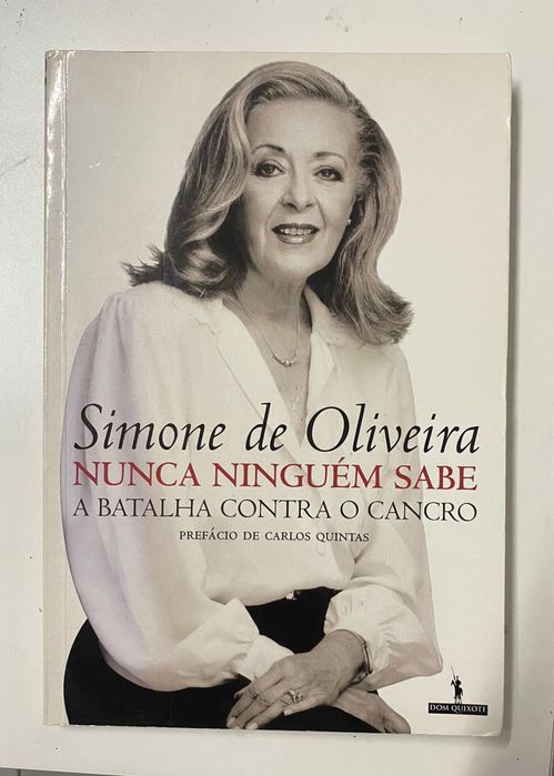 Livro Nunca ninguém sabe a batalha contra o cancro