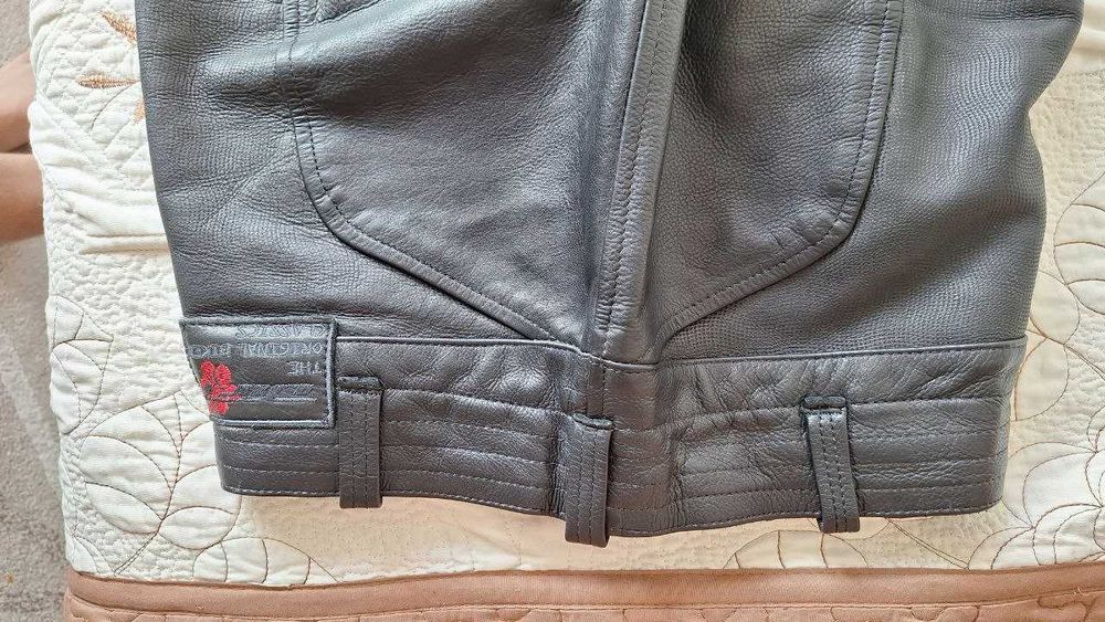 Шкіряні Мотоштани  Difi, Байкерські штани, жіночі. Розмір S